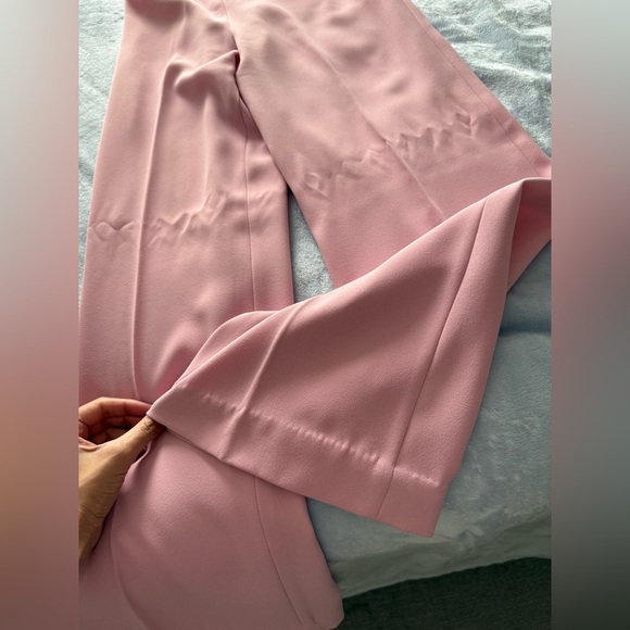 Zara - XS- Elegant Pink Women's Pants - Picture 14 of 16